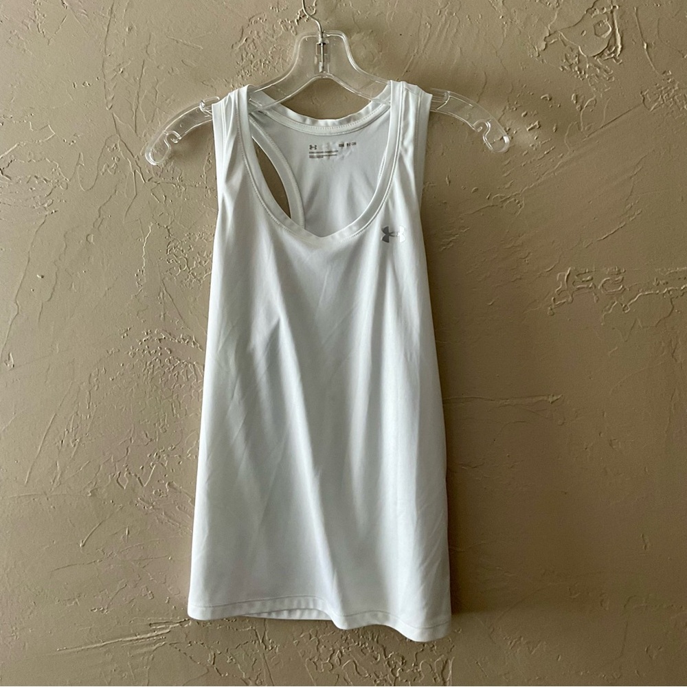 Under Armour White Women's Tank Top - Picture 6 of 6